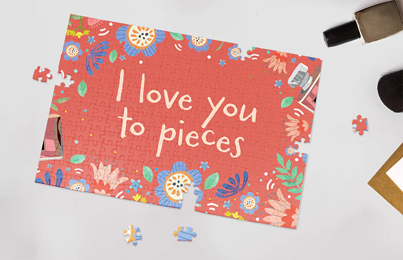 Personalisiertes Puzzle|Printerpix Fotopuzzle mit bedruckter Box und 1000 Teilen|Puzzle mit 500 Teilen und Box||||||||