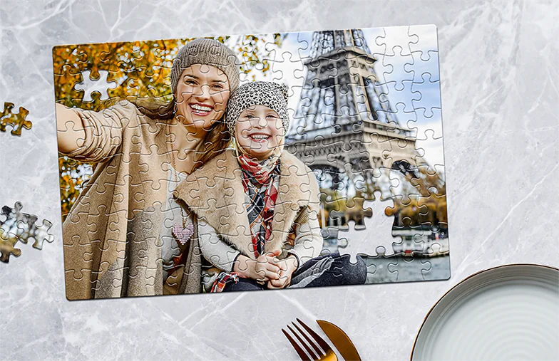 Personalisiertes Puzzle|Printerpix Fotopuzzle mit bedruckter Box und 1000 Teilen|500-teiliges Puzzle mit Box||||||||