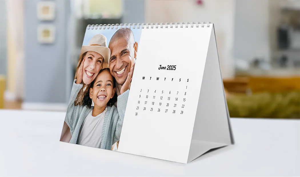 Personalisierter Tischkalender