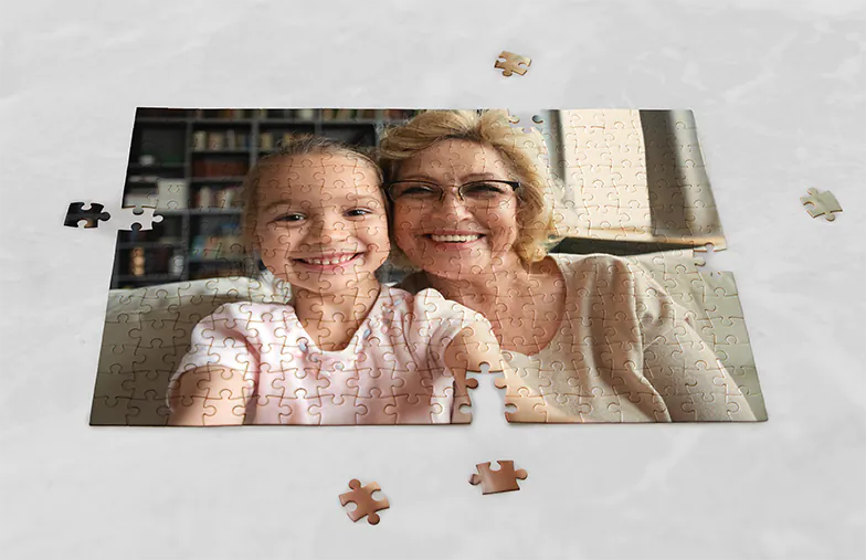 Personalisiertes Puzzle|Printerpix Foto-Puzzle mit bedruckter Box und 1000 Teilen|500-Teile-Puzzle mit Box||||||||