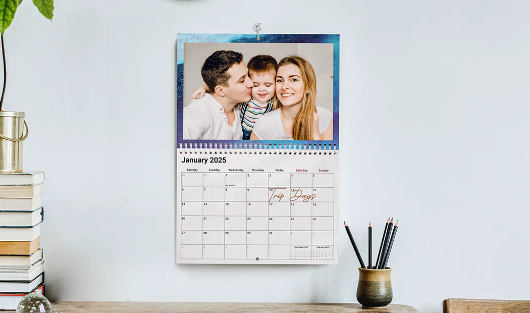 Personalisierter Wandkalender