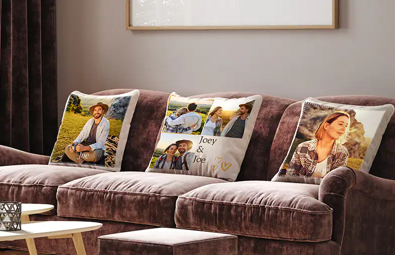 Personalisiertes Foto-Kissen