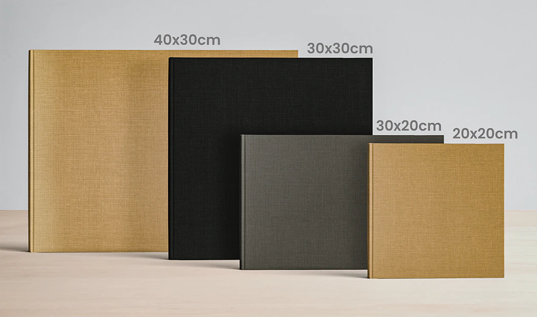 XL Layflat-Stoff-Fotoalben