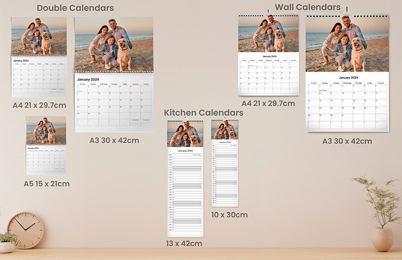 Personalisierter Küchenkalender
