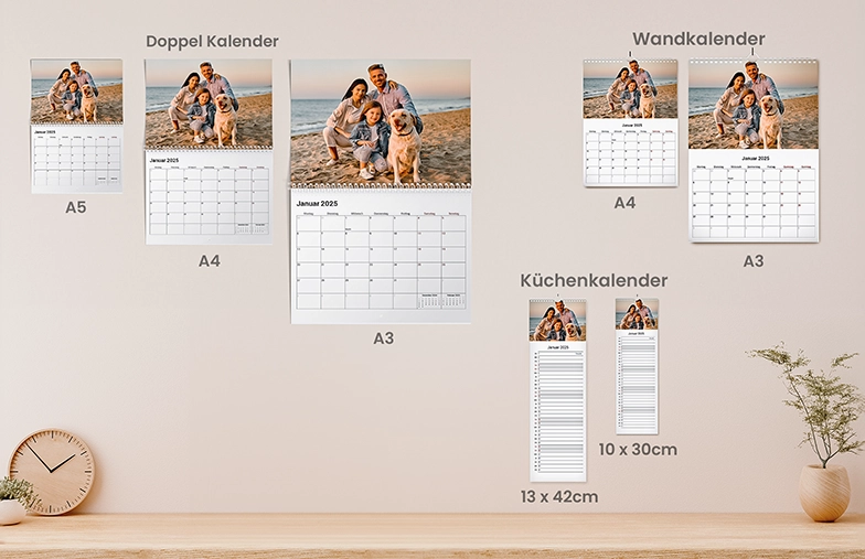 Personalisierte Fotokalender