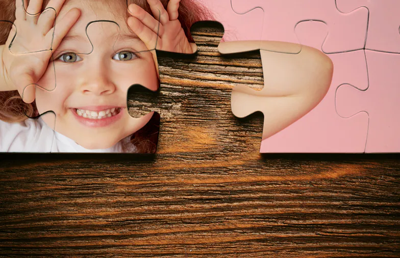 Personalisiertes Holzpuzzle
