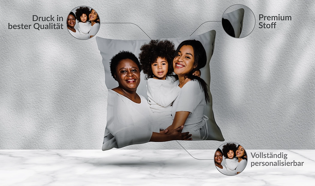 Personalisiertes Foto-Kissen