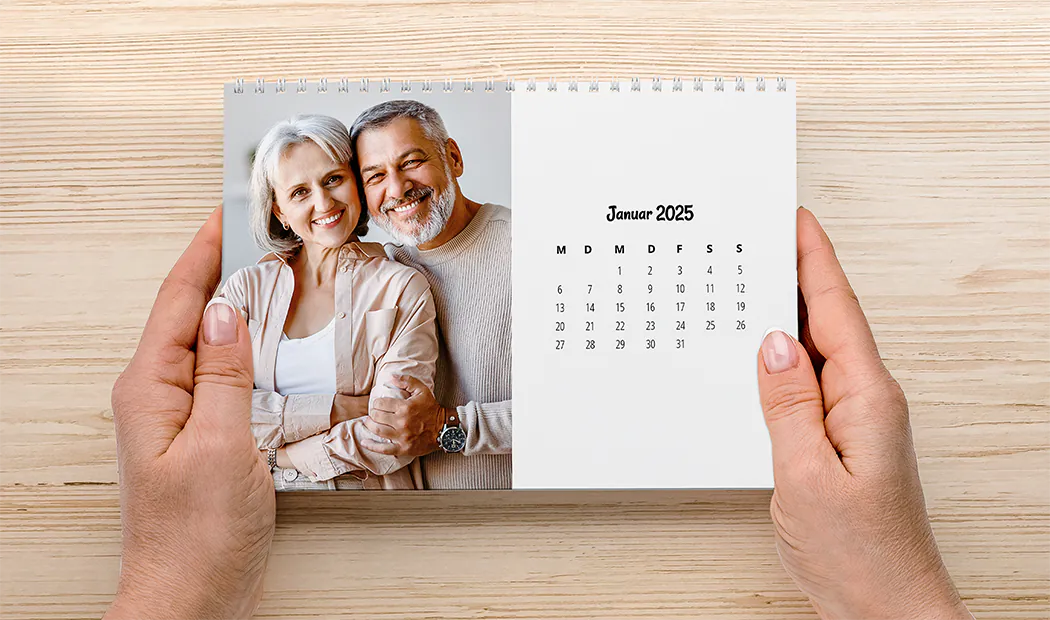 Personalisierter Tischkalender