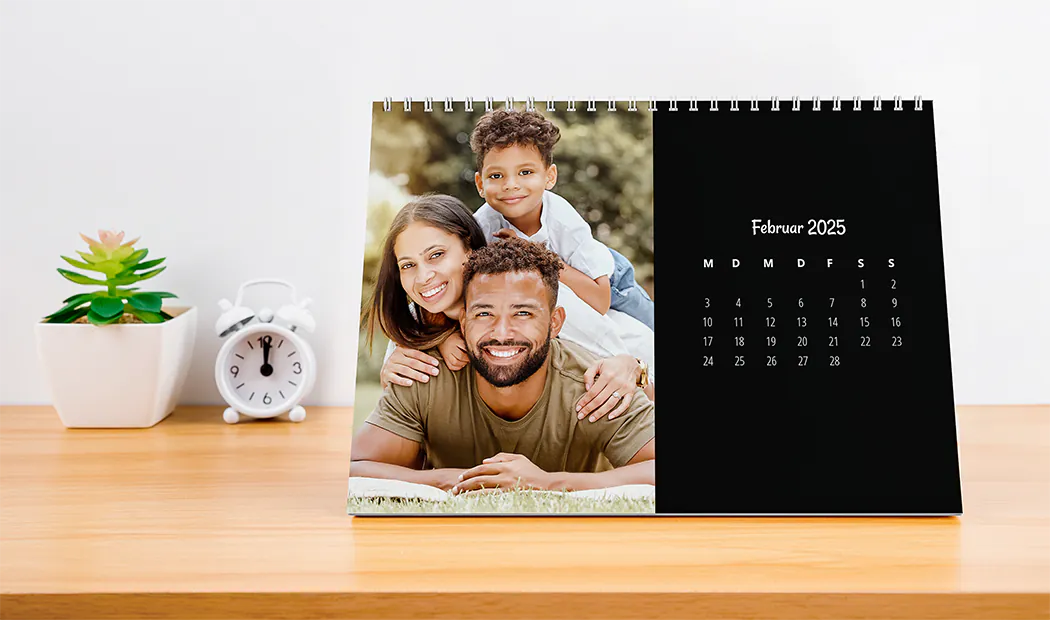 Personalisierter Tischkalender