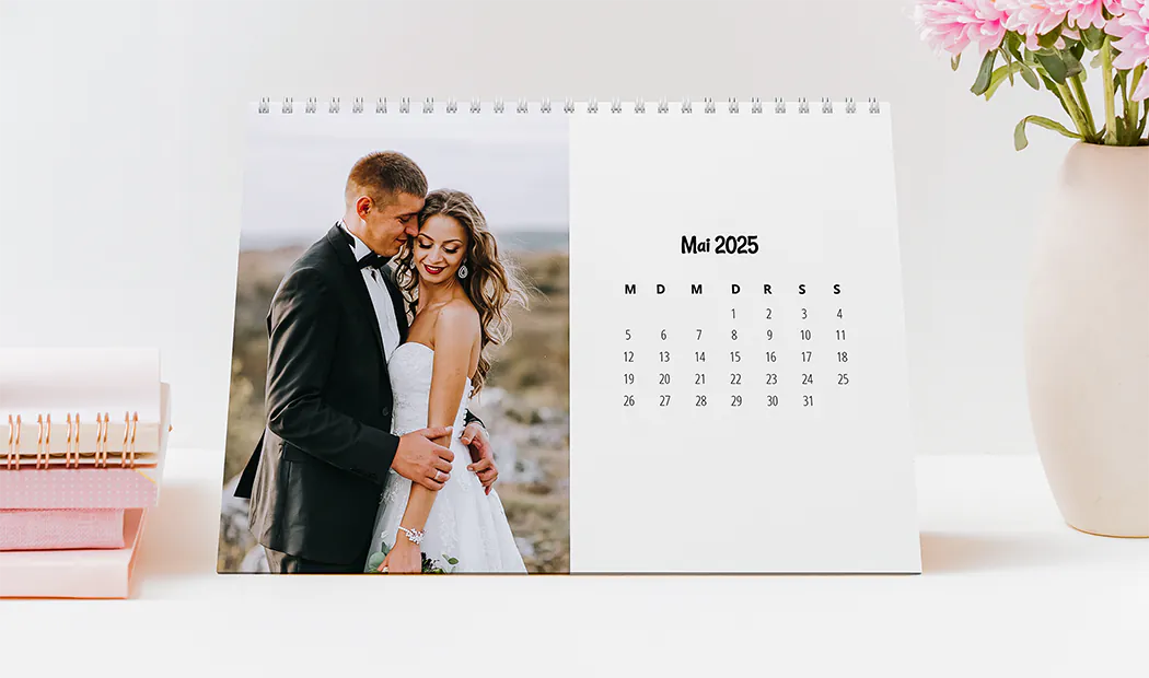 Personalisierter Tischkalender