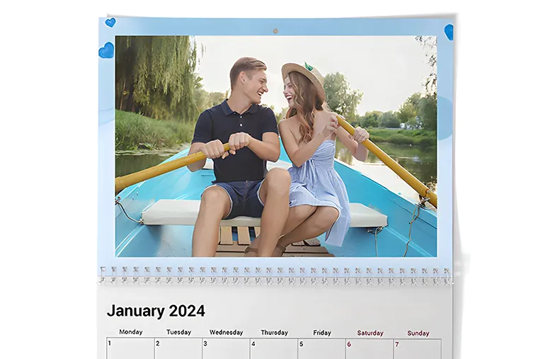 Personalisierter Doppelt-Kalender