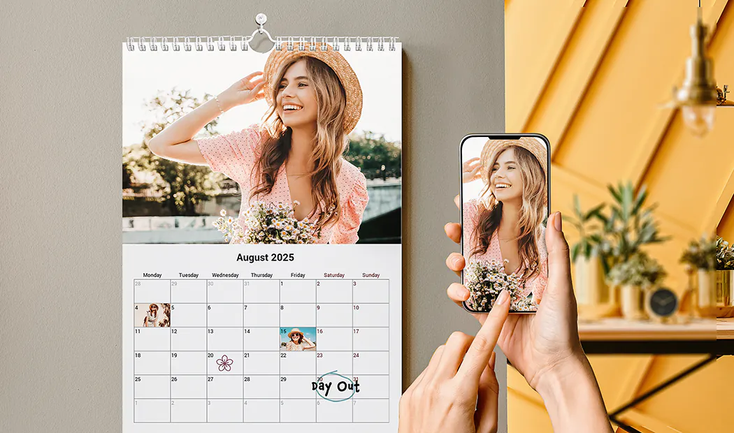 Personalisierter Doppelkalender