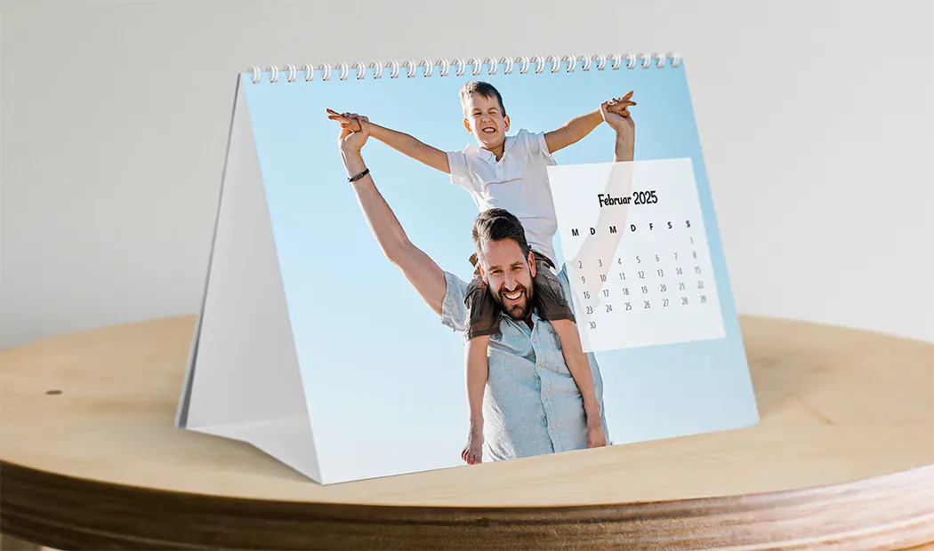 Personalisierter Tischkalender
