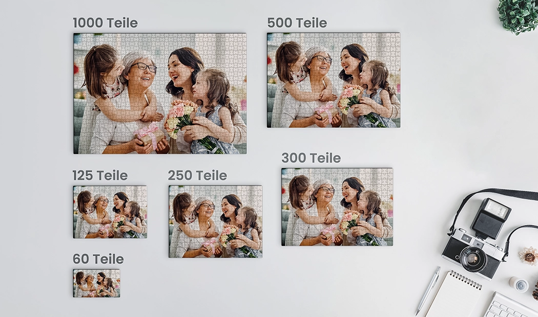 500-teiliges Puzzle mit Schachtel